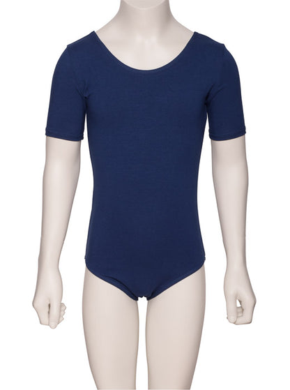 KDC037 Girls All Colours Cotton Short Sleeve Ballet Dance Leotard