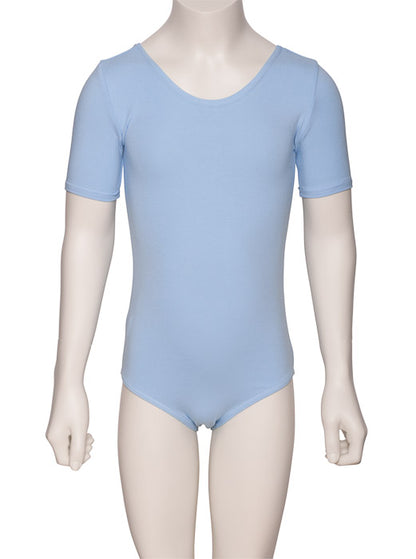 KDC037 Girls All Colours Cotton Short Sleeve Ballet Dance Leotard