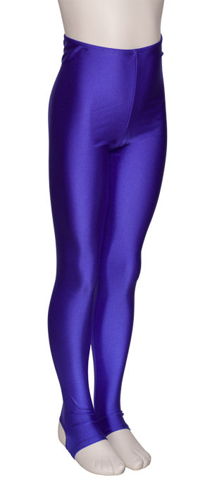 KDT001 Girls All Colours Shiny Nylon Lycra Dance Tights Leggings With Stirrups