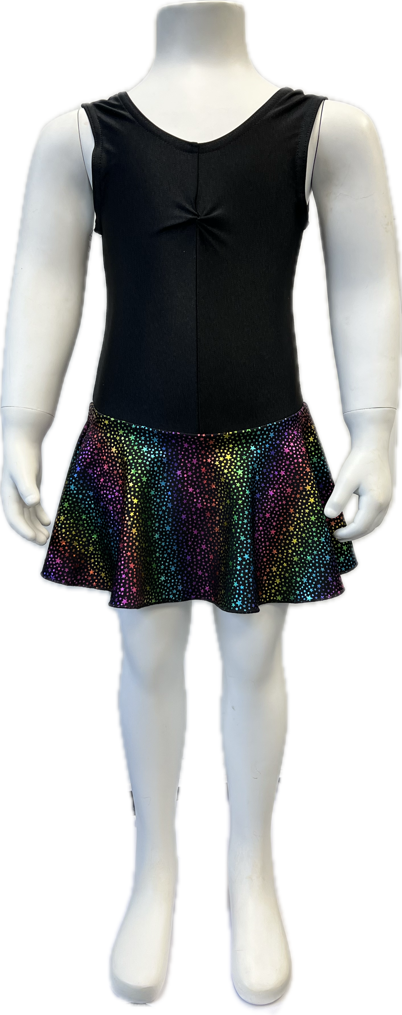 KDR005 CUSTOM-MADE All Colours Women's Girls Lycra Sleeveless Dance Leotard with Skirt