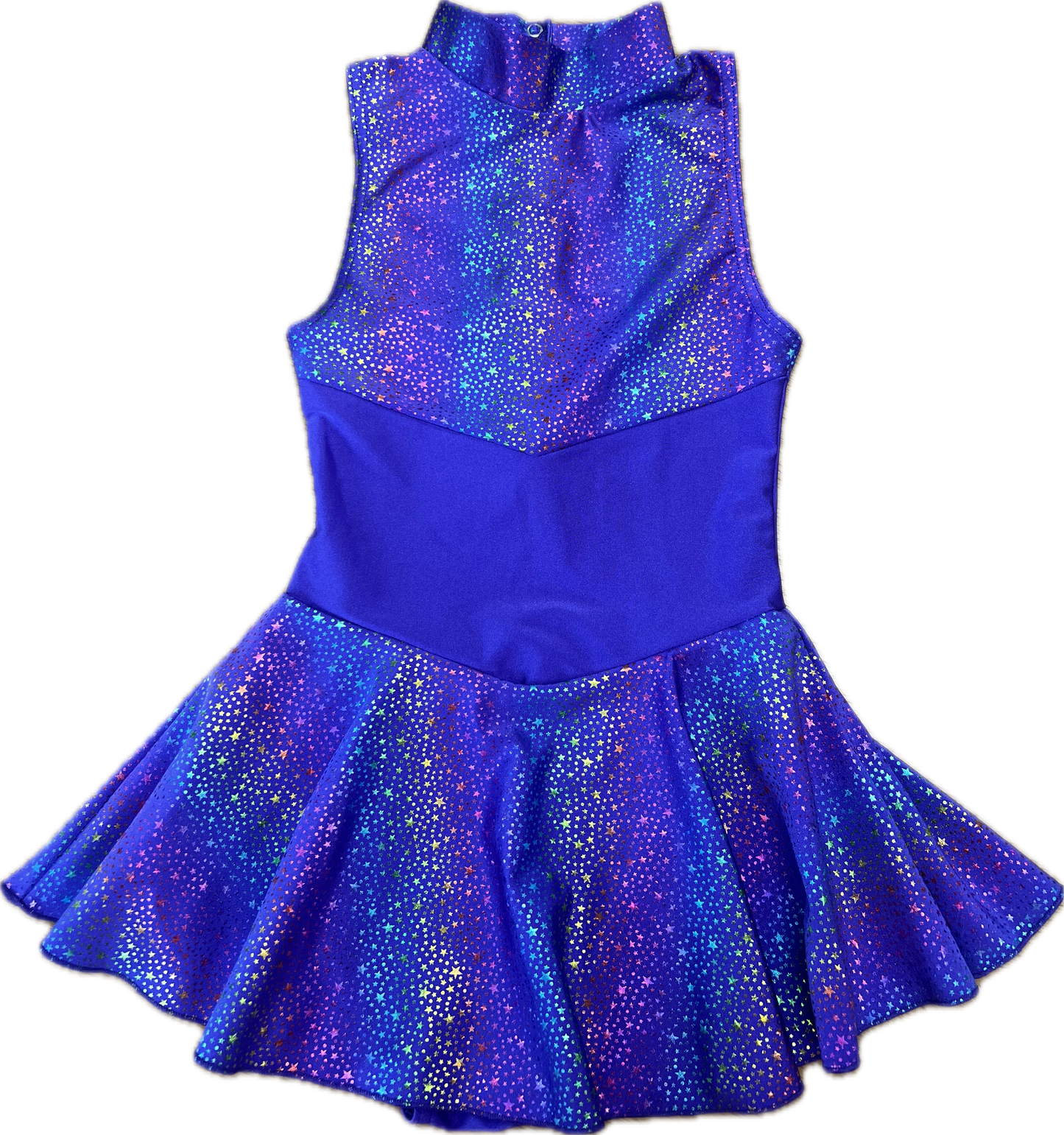 Star Print & Nylon Lycra Sample Age 7 Katz size 1 Ref SAM50