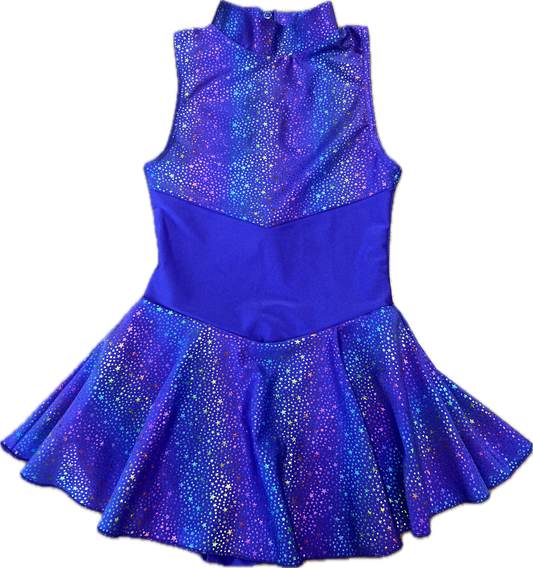 Star Print & Nylon Lycra Sample Age 7 Katz size 1 Ref SAM50