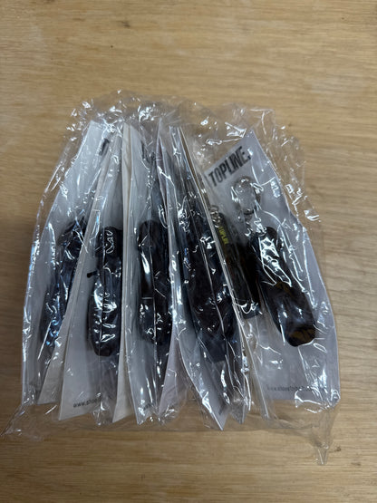 10 x pack of Men’s Black ballroom dance shoe keyrings key chains