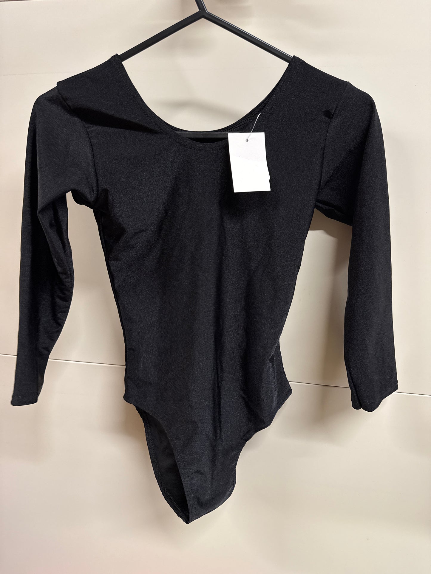 Black Dance gymnastics leotard age 7 Ref 15