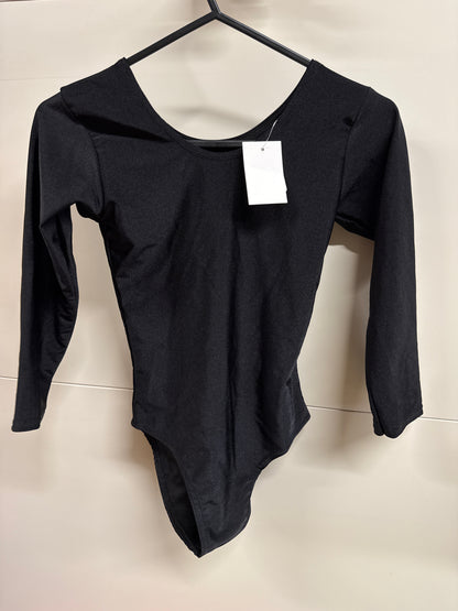 Black Dance gymnastics leotard age 7 Ref 15