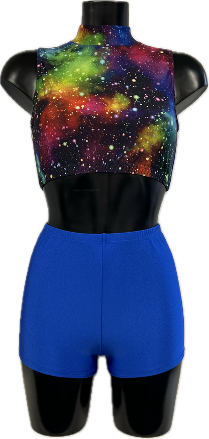 Festival Print KCTN-7 Sample UK 10 Katz Size 4 Ref SAM07 (CROP TOP ONLY)