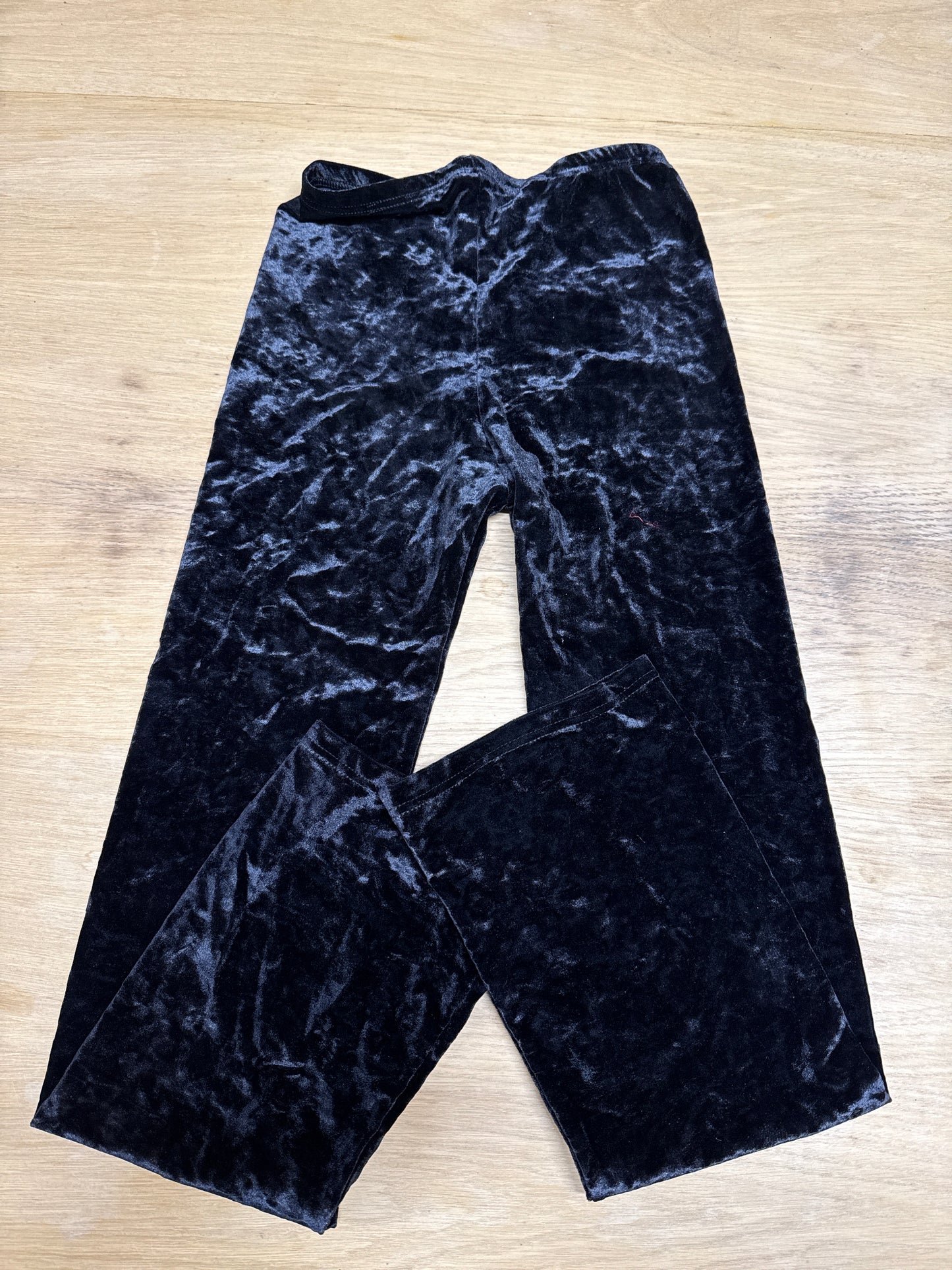 Black velour Dance jazz pants age 10-11 Katz 3a Ref 34