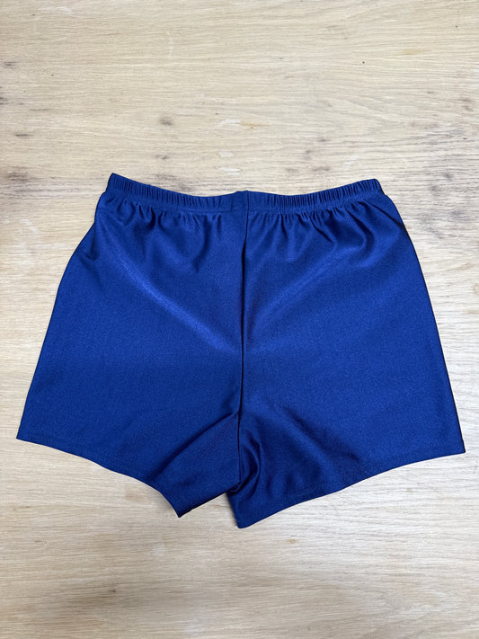 Navy Blue Dance gymnastics hot pants shorts  Womens UK 8 Katz 3 Ref 18