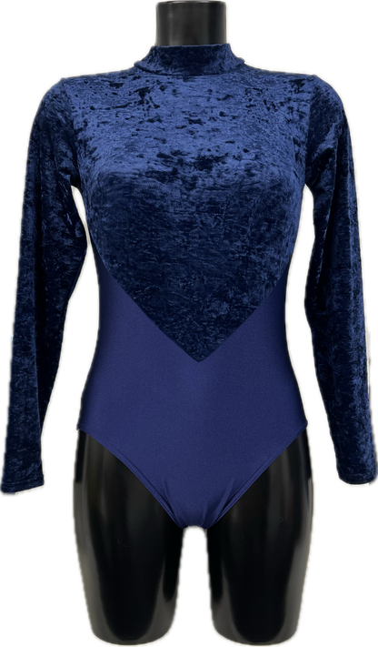 K2101 (KDGN019) CUSTOM-MADE All Colours Women's Girls Lycra Long Sleeve High Neck Dance Leotard