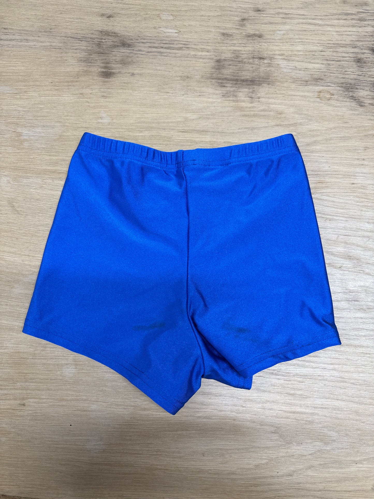 Royal blue Dance gymnastics hot pants shorts age 4-5 Katz 0 Ref 28
