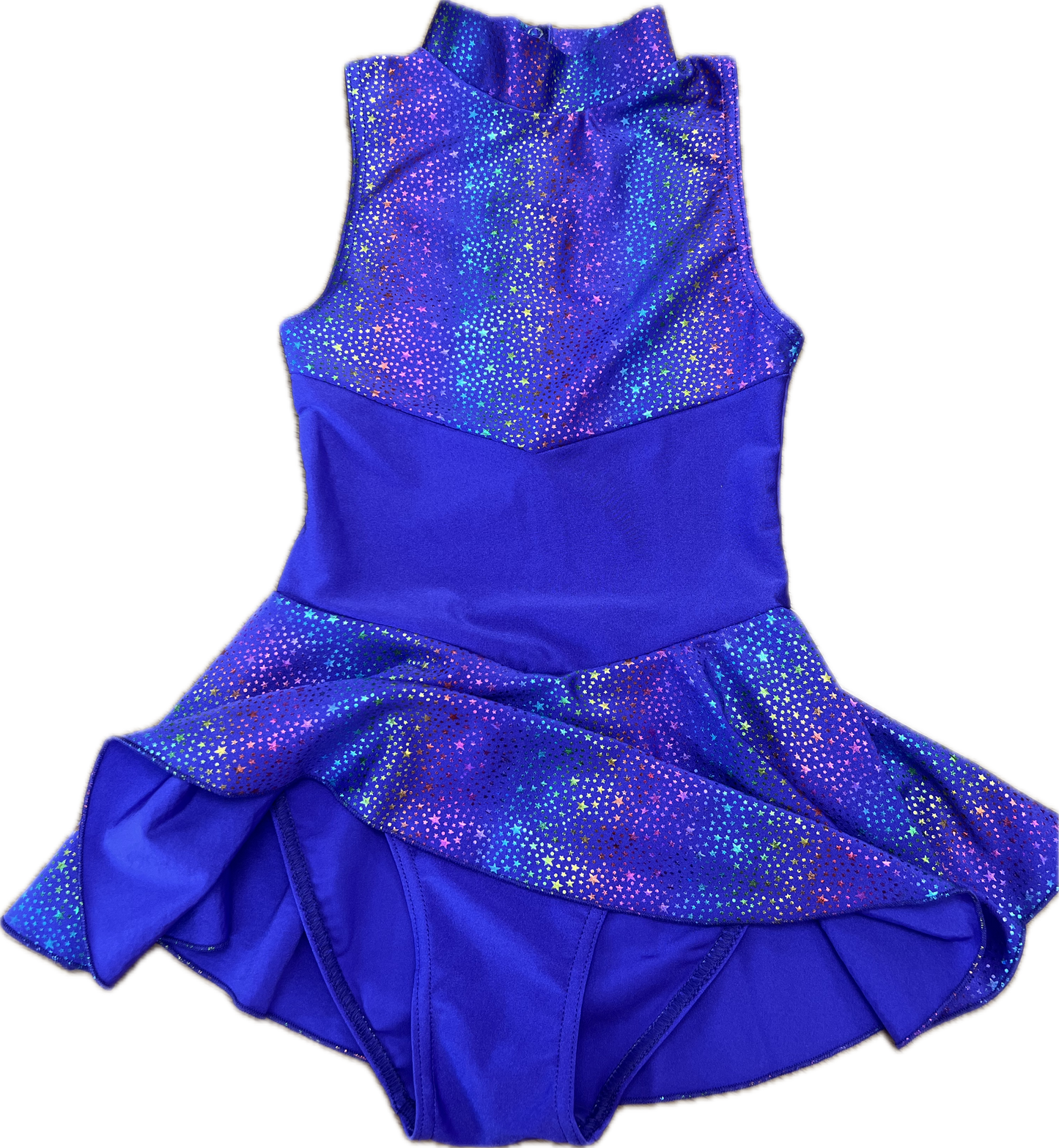 Star Print & Nylon Lycra Sample Age 7 Katz size 1 Ref SAM50