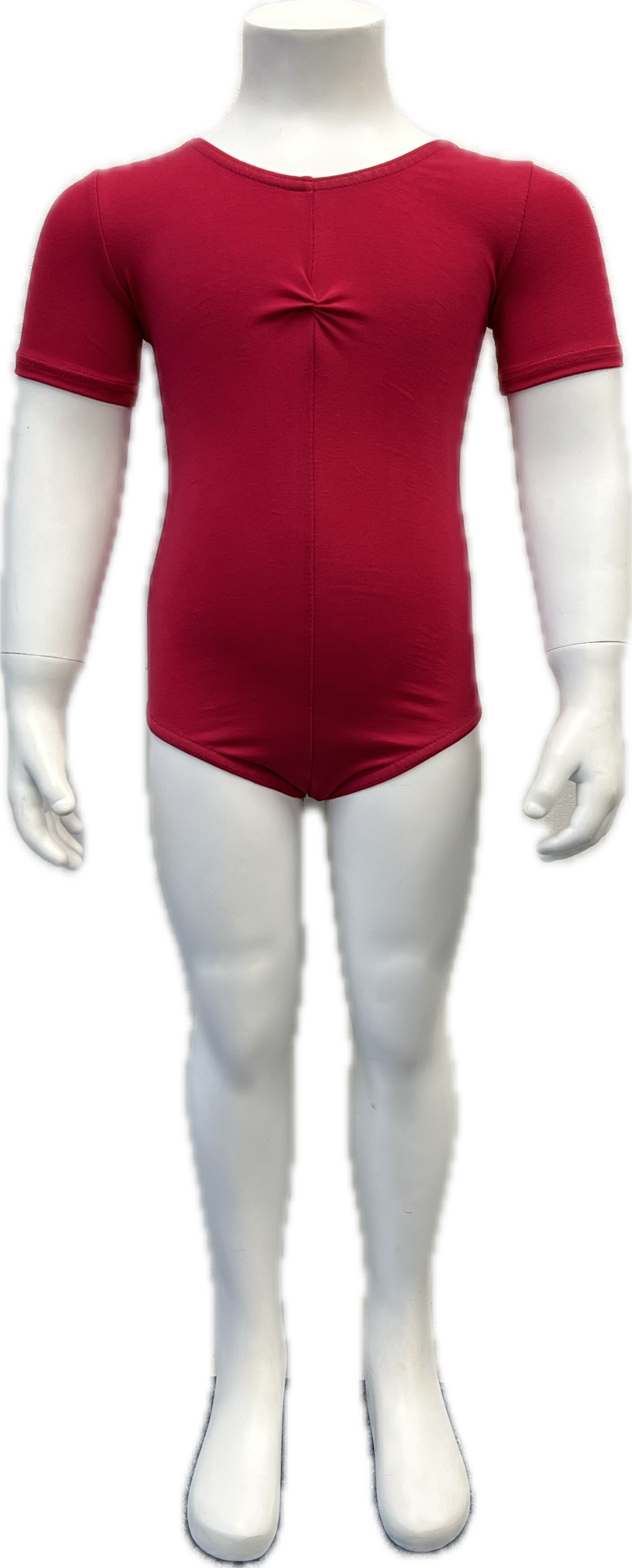 KDC040 Women's Made to Order All Colours Cotton Short Sleeve Ruched Front Ballet Dance Leotard