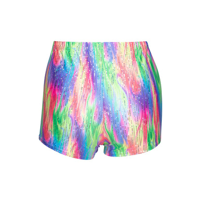 KHPN-5 All Colours and Sizes Variety Of Festival Multi Coloured Print Dance Fitness Gym Hot Pants Shorts