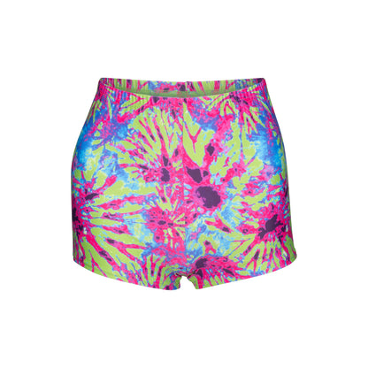 KHPN-5 All Colours and Sizes Variety Of Festival Multi Coloured Print Dance Fitness Gym Hot Pants Shorts