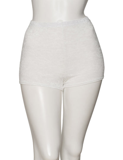 KHPV-5 Women's All Colours Velour Velvet Dance Gymnastics Running Shorts Hot Pants