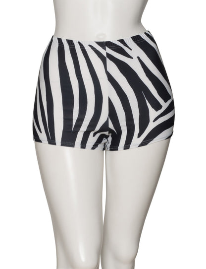 KHPP-5 All Sizes variety of Animal Print Dance Gymnastics Running Shorts Hot Pants