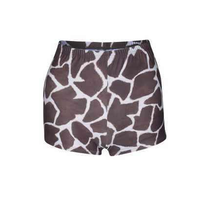 KHPP-5 All Sizes variety of Animal Print Dance Gymnastics Running Shorts Hot Pants
