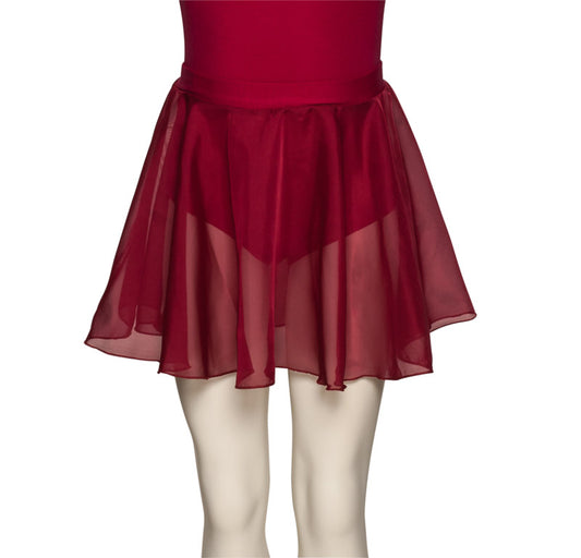 ISTD-3 Girls Chiffon Dance Ballet Skirt Sky Blue Or Plum