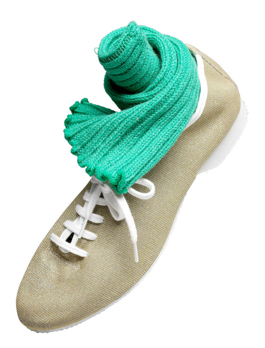 Coloured Glitter Full Rubber Sole Jazz Shoes