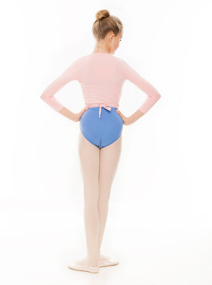 Girls RAD ISTD All Colours Cotton Lycra Tie Ballet Wrap Crossover