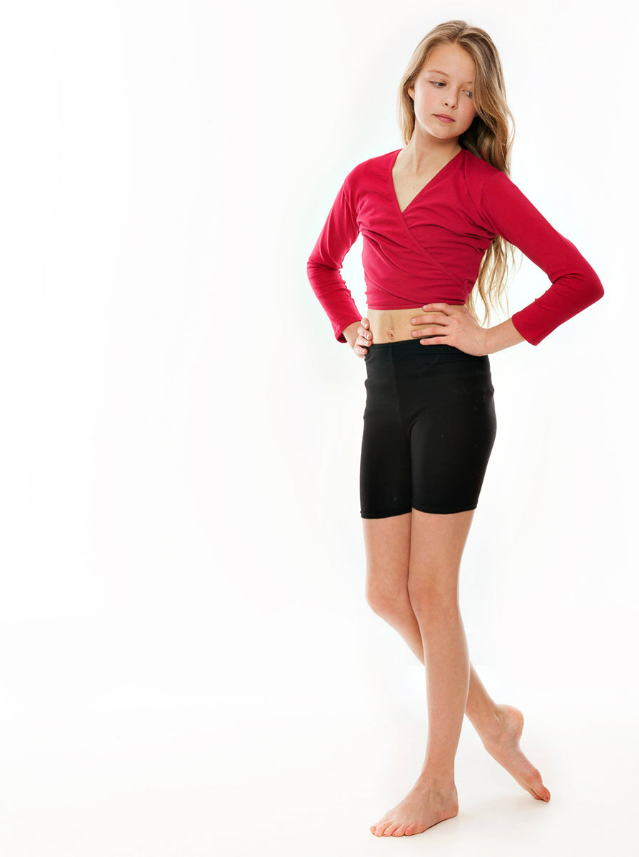 KDTC05 All Sizes Black Cotton Dance Fitness Work Out Gym Dance Running Shorts