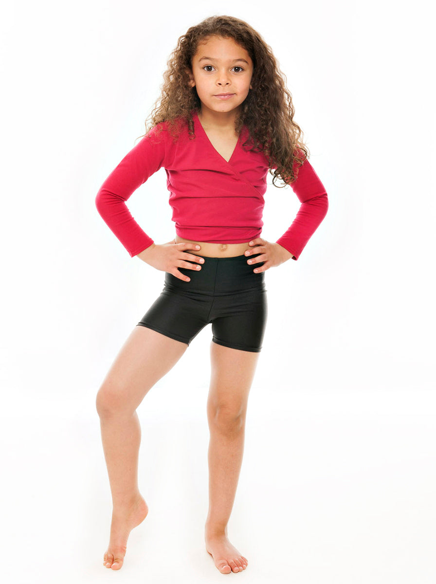Girls RAD ISTD All Colours Cotton Lycra Tie Ballet Wrap Crossover