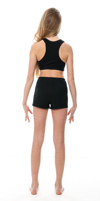 KHPN-5 Girls All Colours Nylon Lycra Dance Gymnastics Running Shorts Hot Pants