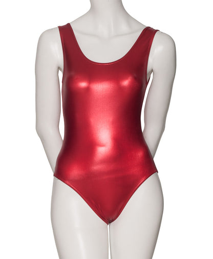 KDC026 Women's Shiny METALLIC All Colours Sleeveless Dance Leotard
