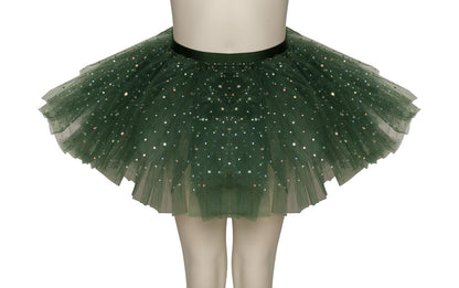 Forest Green Premium SPARKLE Dance Ballet Tutu Skirt All Sizes