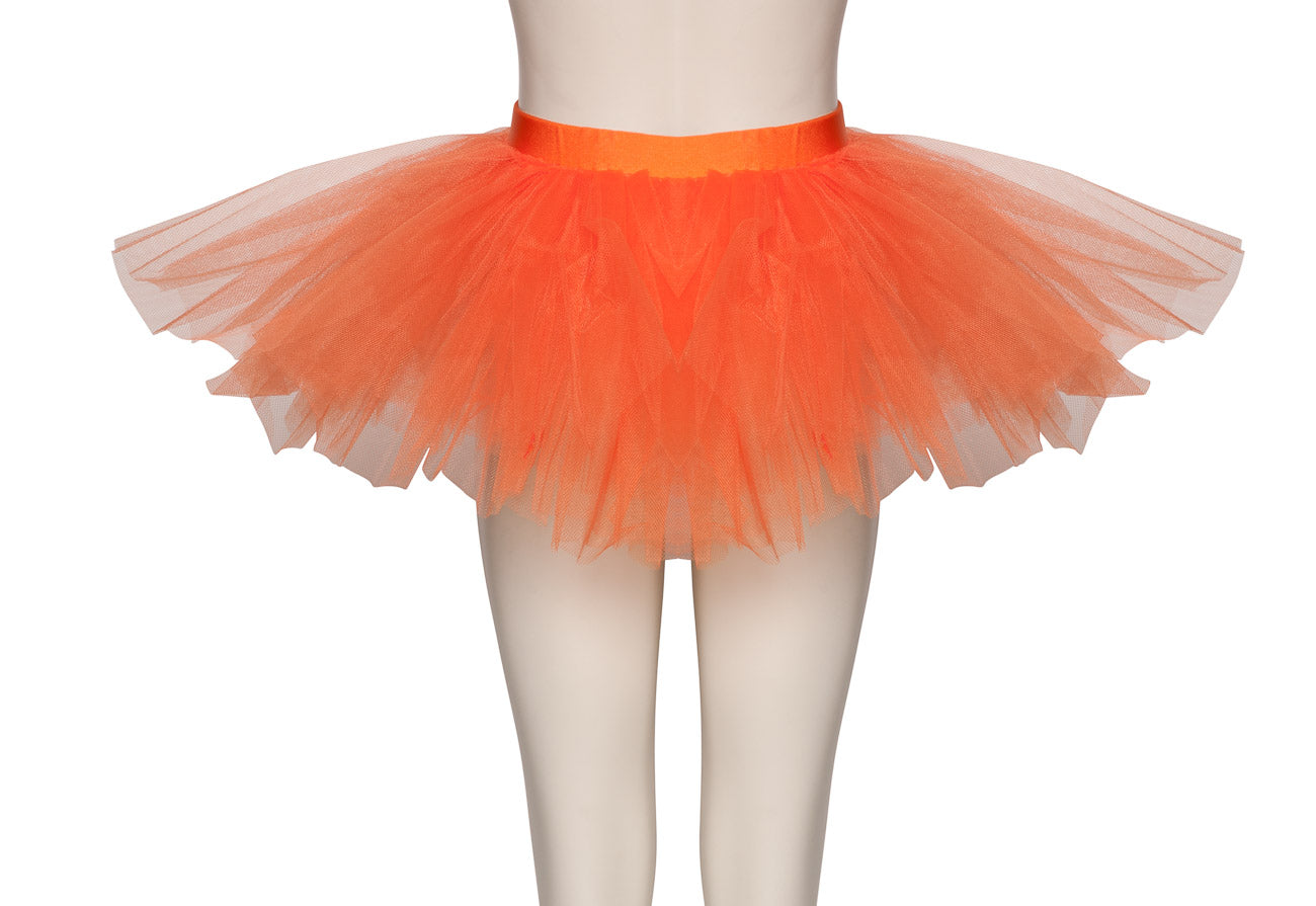 Orange Premium Plain Dance Ballet Tutu Skirt All Sizes