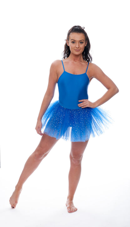Royal Blue Premium SPARKLE Dance Ballet Tutu Skirt All Sizes