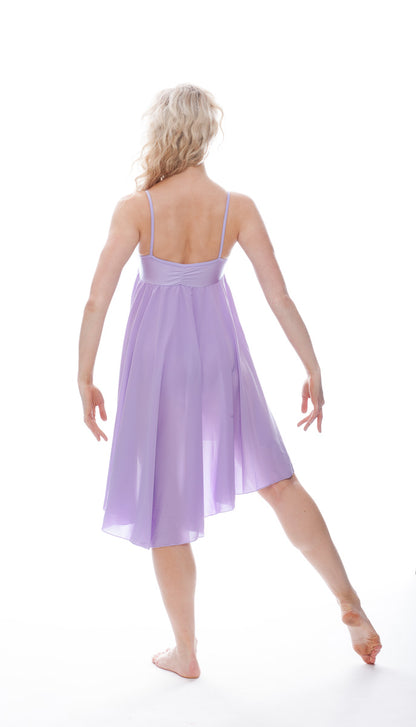 Lilac All Sizes Plain Lyrical Dress Contemporary Ballet Dance Costume