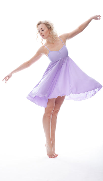 Lilac All Sizes Plain Lyrical Dress Contemporary Ballet Dance Costume