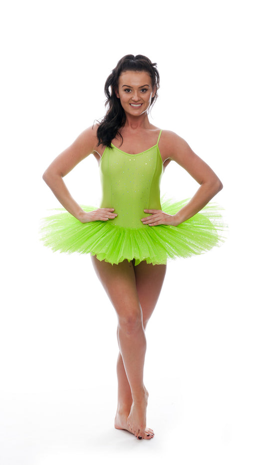 Lime Green Premium SPARKLE Dance Ballet Tutu All Sizes