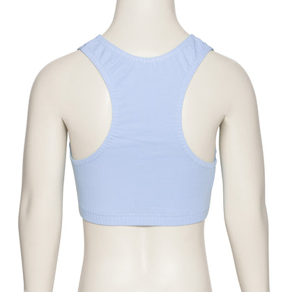 KCTC-5 Girls All Colours Cotton Racer Back Dance Fitness Gym Crop Top