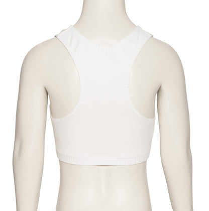 KCTC-5 Girls All Colours Cotton Racer Back Dance Fitness Gym Crop Top