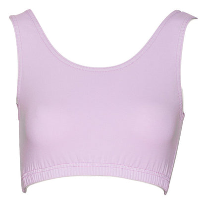 KCTC-6 Girls All Colours Cotton Tank Back Dance Fitness Gym Crop Top