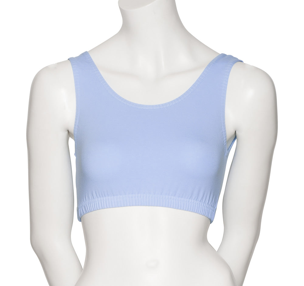 KCTC-6 Women's All Colours Cotton Tank Back Dance Fitness Gym Crop Top