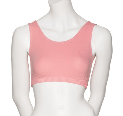 KCTC-6 Women's All Colours Cotton Tank Back Dance Fitness Gym Crop Top