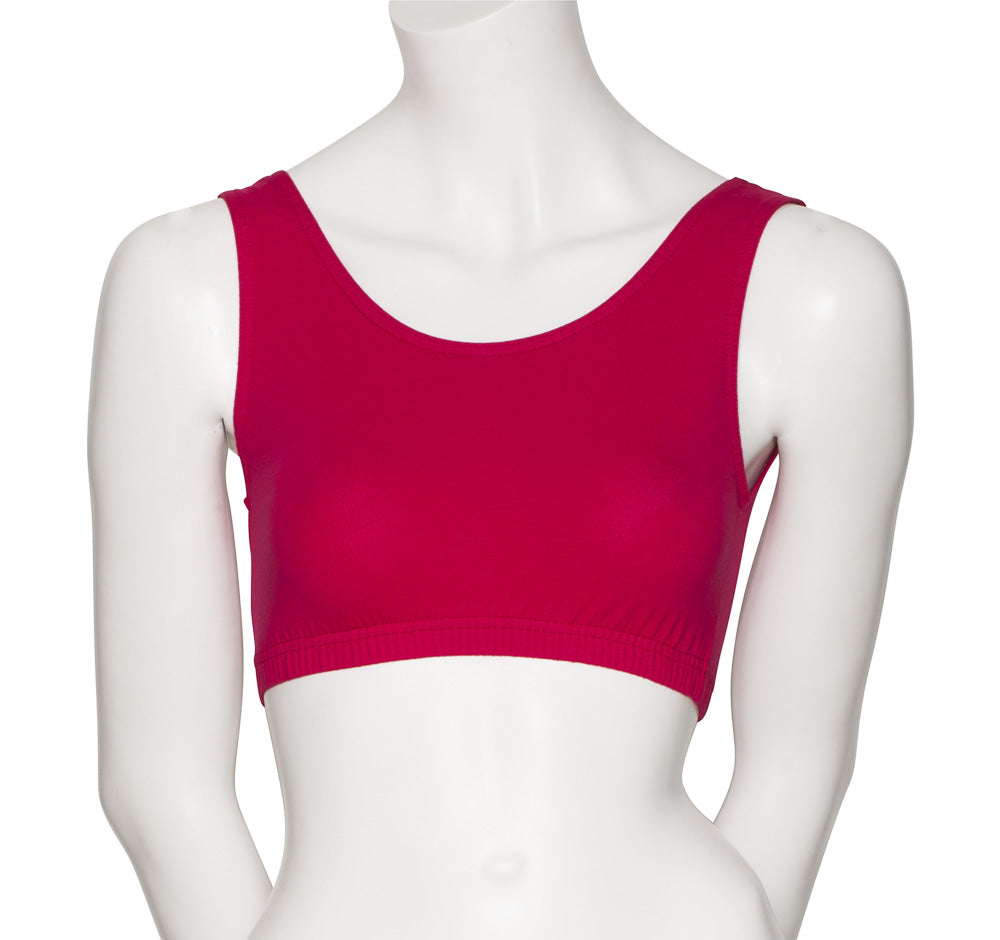 KCTC-6 Women's All Colours Cotton Tank Back Dance Fitness Gym Crop Top