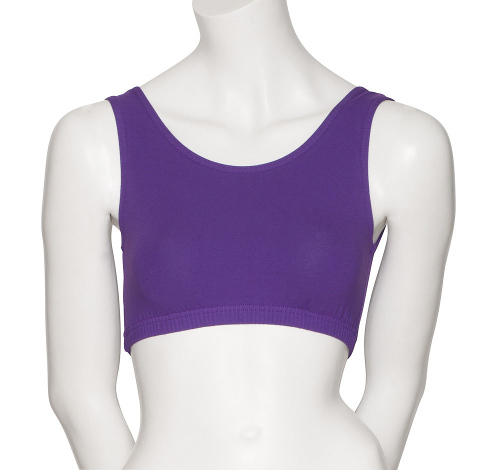 KCTC-6 Women's All Colours Cotton Tank Back Dance Fitness Gym Crop Top