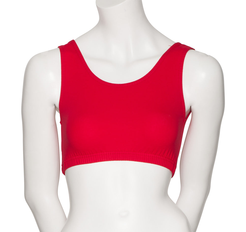 KCTC-6 Women's All Colours Cotton Tank Back Dance Fitness Gym Crop Top