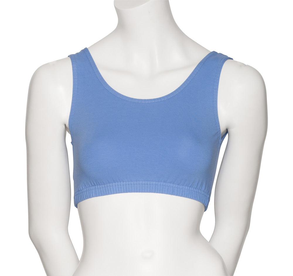 KCTC-6 Women's All Colours Cotton Tank Back Dance Fitness Gym Crop Top