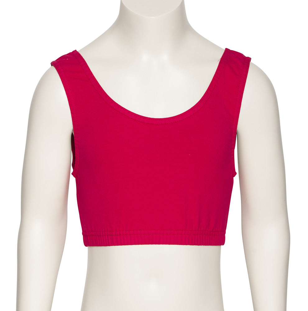 KCTC-6 Girls All Colours Cotton Tank Back Dance Fitness Gym Crop Top