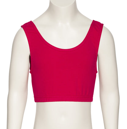 KCTC-6 Girls All Colours Cotton Tank Back Dance Fitness Gym Crop Top