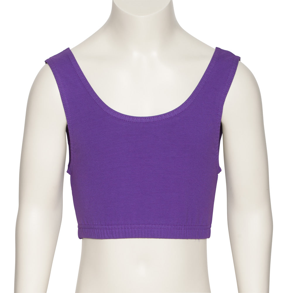 KCTC-6 Girls All Colours Cotton Tank Back Dance Fitness Gym Crop Top