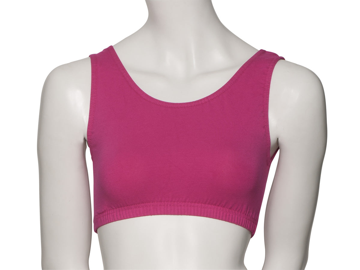 KCTC-6 Women's All Colours Cotton Tank Back Dance Fitness Gym Crop Top