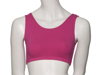 KCTC-6 Women's All Colours Cotton Tank Back Dance Fitness Gym Crop Top