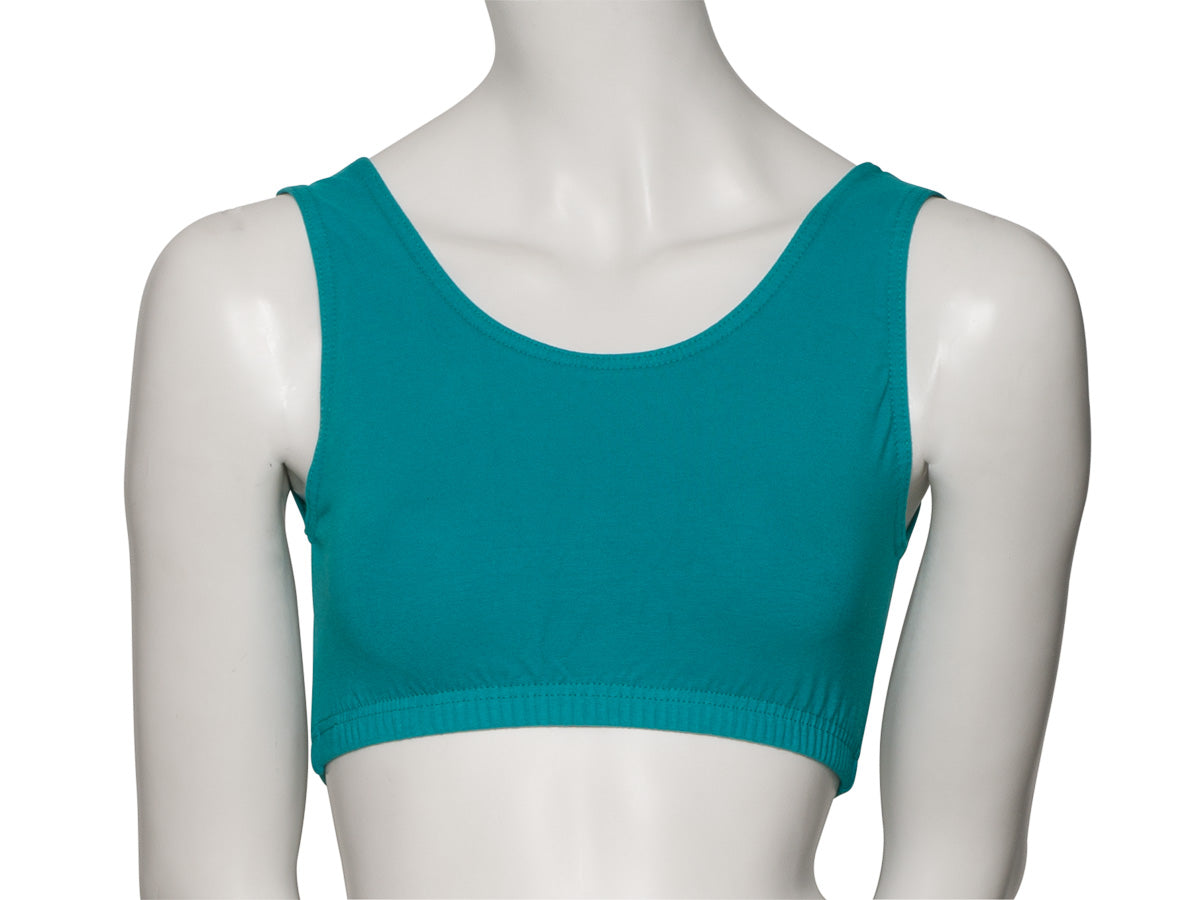 KCTC-6 Women's All Colours Cotton Tank Back Dance Fitness Gym Crop Top