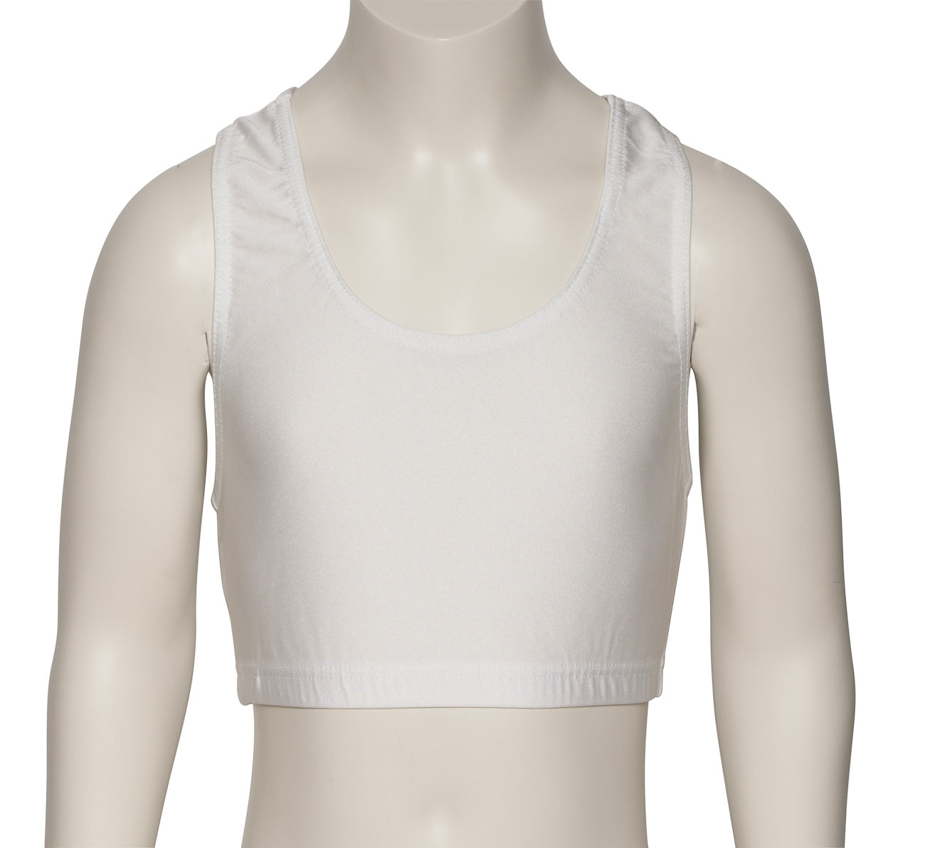 KCTN-5 Girls Shiny Nylon Lycra Racer Back Dance Fitness Gym Crop Top